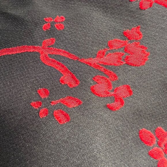 Vintage Y2K Fairy Grunge Sheer Overlay Whimsigoth Witchy Top Black Red Size 14W - Picture 10 of 11